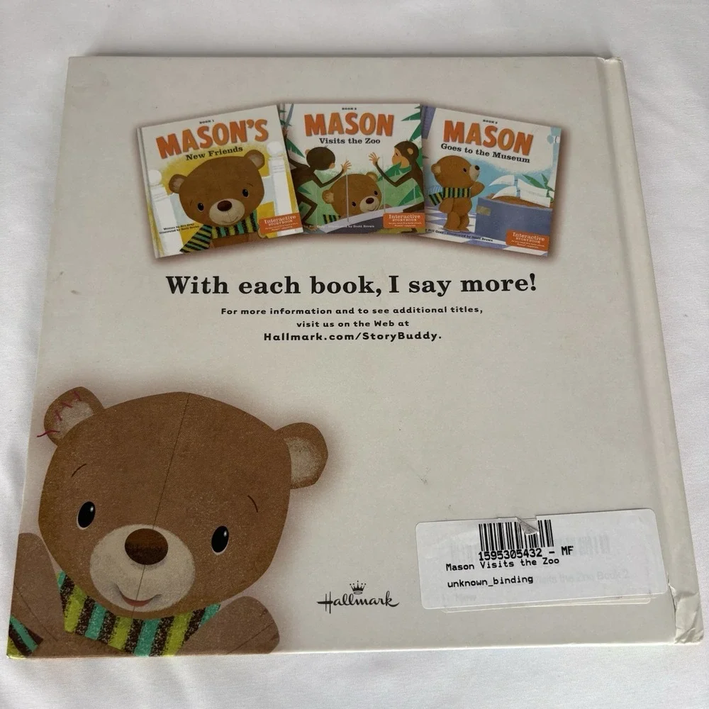 Mason Visits the Zoo Book 2 Hallmark  Interactive Story Buddy‎ ByBill Gray